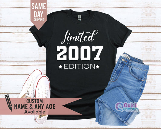 18th Birthday Shirt, Vintage Birthday Shirt 2025, 18th Birthday Gifts for women, Limited Edition 2004 Birthday shirt, Boys Girls Birthday T