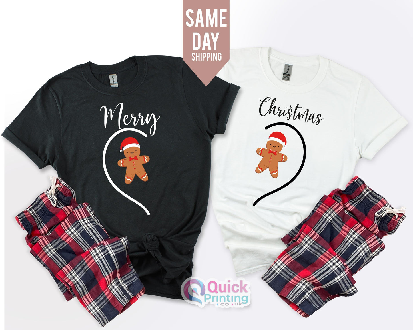 Christmas Couple Merry Christmas Shirt, Christmas Couple Matching Tshirt, Gingerbread Tshirt, Funny Christmas Couples T-shirt 2026, Xmas Tee