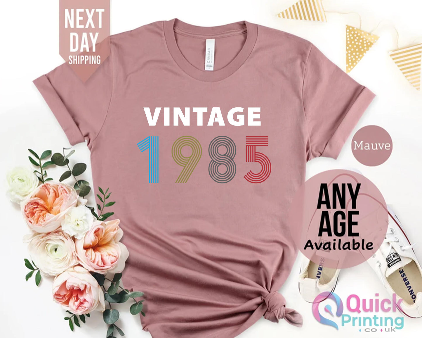 Vintage 1985 Birthday T-shirt: 40th Birthday Gift