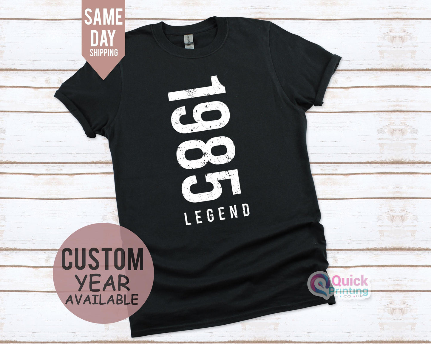 Men Birthday Tshirt, Legend Since 1985 Men's T-Shirt, 40th Birthday Gift For Men Him Dad Husband 40 Year Old Man, Custom Tshirt 2026