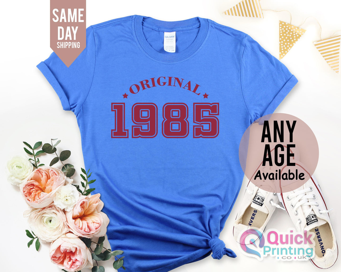 Original 1985 Birthday Shirt for Women, 40th Birthday Tshirt Gift, Vintage 1985 Birthday Shirt, 40th Birthday Tshirt, Birthday Gift for Mum