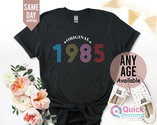 40th Birthday Tshirt, 1985 Vintage Birthday Shirt, 40th Birthday Gifts for women, Vintage Birthday gift shirt, Birthday Gift for Mum