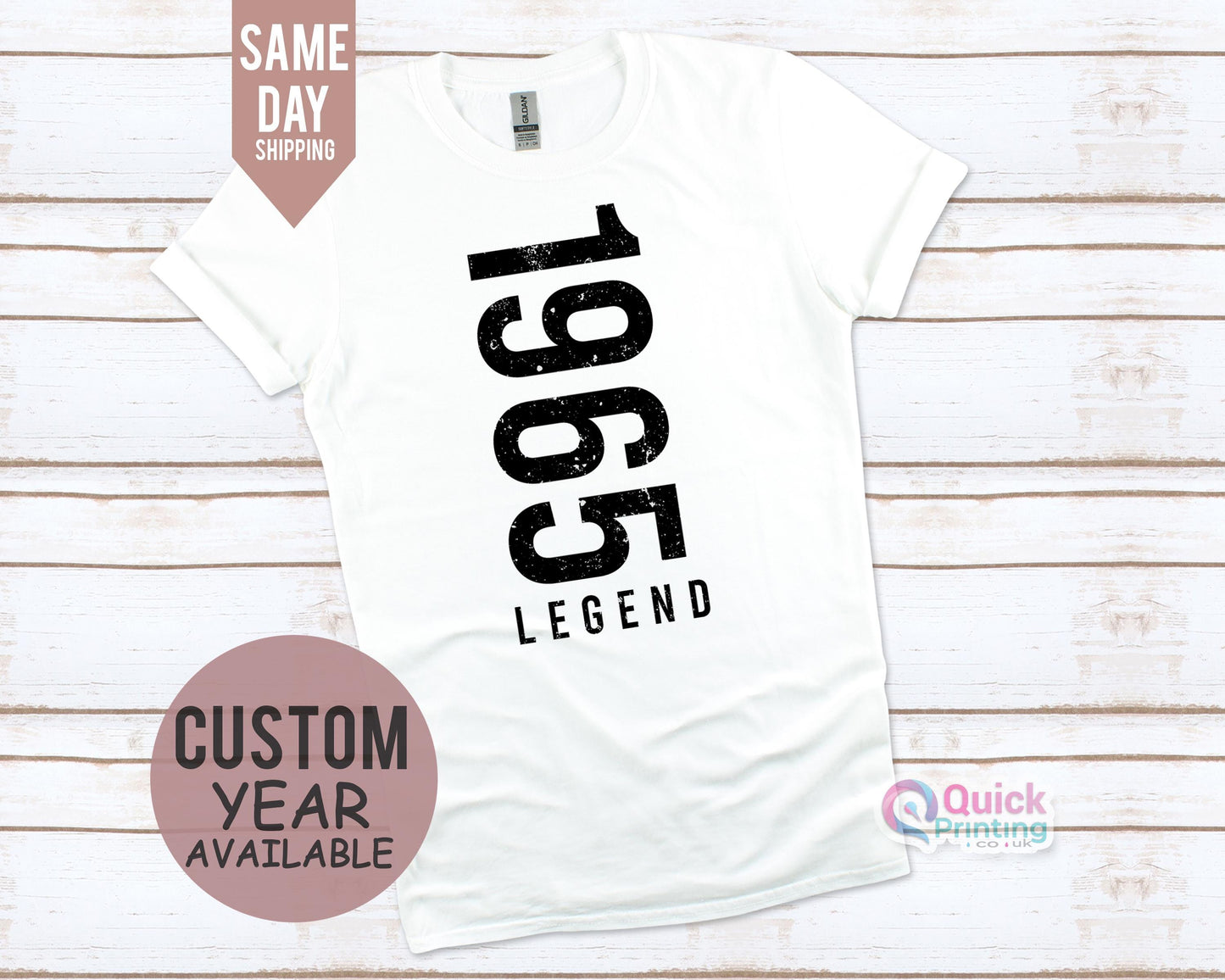 Men Birthday Tshirt, Legend Since 1965 Men's T-Shirt, 60th Birthday Gift For Men Him Dad Husband 60 Year Old Man, Custom Tshirt 2026