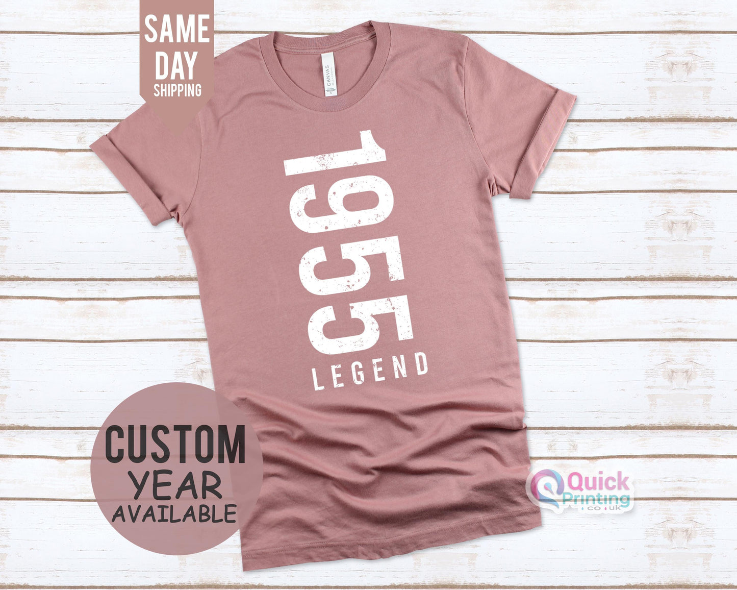 Men Birthday Tshirt, Legend Since 1955 Men's T-Shirt, 70th Birthday Gift For Men Him Dad Husband 70 Year Old Man, Custom Tshirt 2026