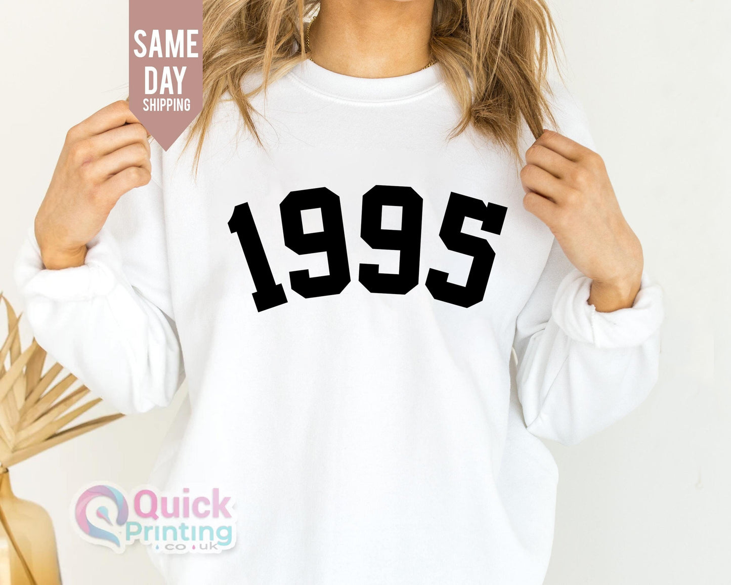 1995 Birthday sweatshirt, 1995 birth year number shirt, Happy Birthday Sweatshirt, birthday gift for women, 30th birthday sweatshirt 2025