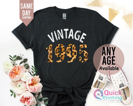 Vintage 1995 Birthday T-Shirt: Ladies 30th Birthday Gift