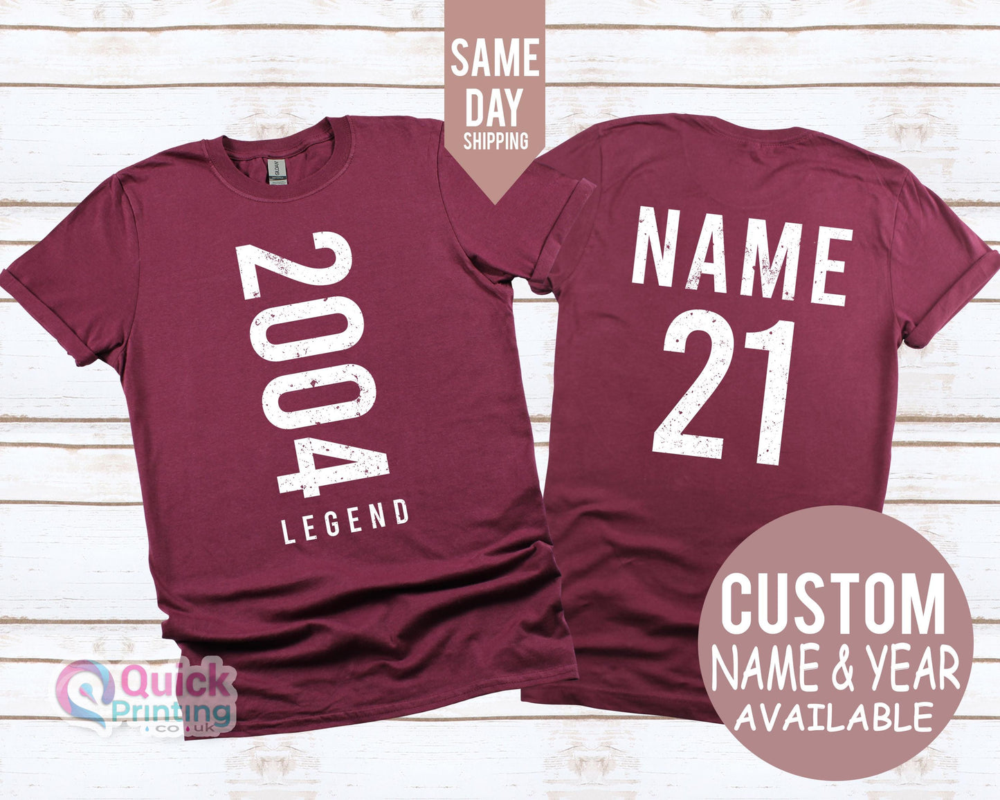 Legend 2004 Birthday Shirt, 21st Birthday Gift for Men, 2004 Vintage Birthday Tshirt Woman, legend t-shirt, Birthday T-shirt 2025, Xmas Tee