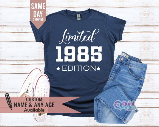 Vintage 1985 Birthday T-shirt: Limited Edition 40th Birthday Gift