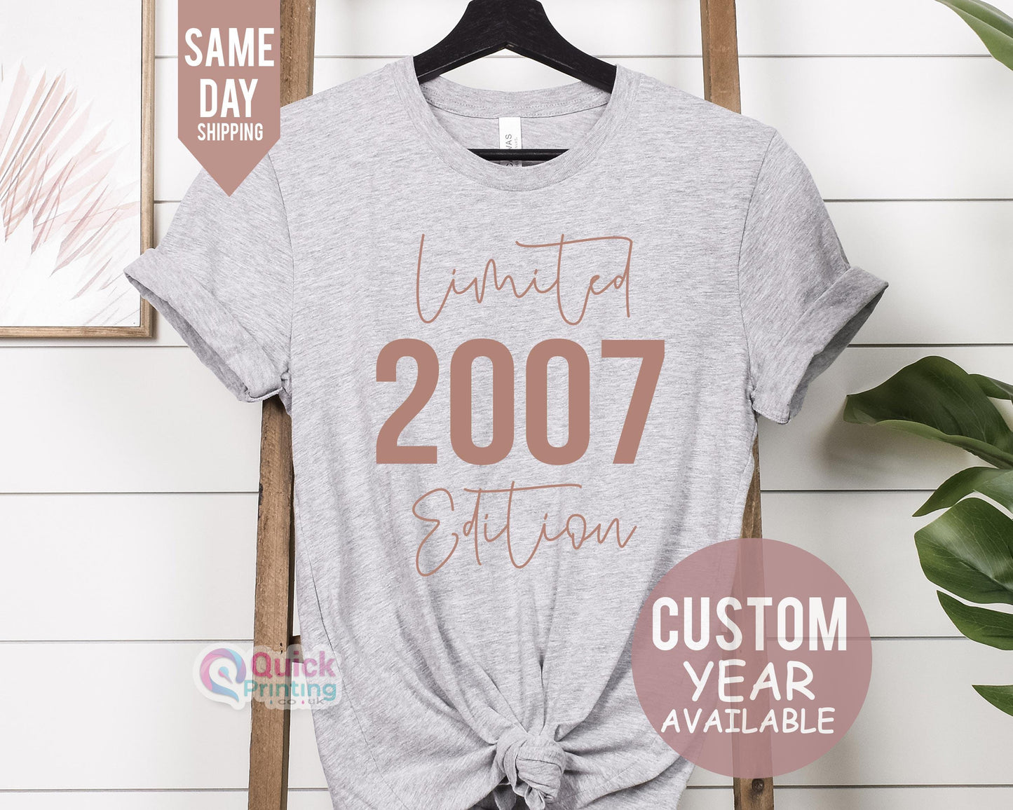 18th Birthday T-Shirt: Limited Edition 2007, Funny Joke Tee