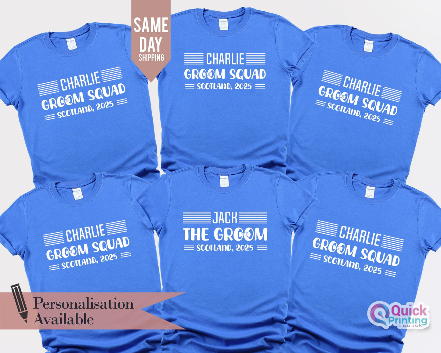 Groom Squad Shirt: Personalized Wedding Party T-Shirt