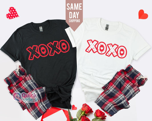 XOXO Valentine's Day Shirt, Xoxo Cute Shirt, Gift for Her, Heart Valentines Day Shirt, Girlfriend Valentine Gift, Couples Gift 2026, Ladies T