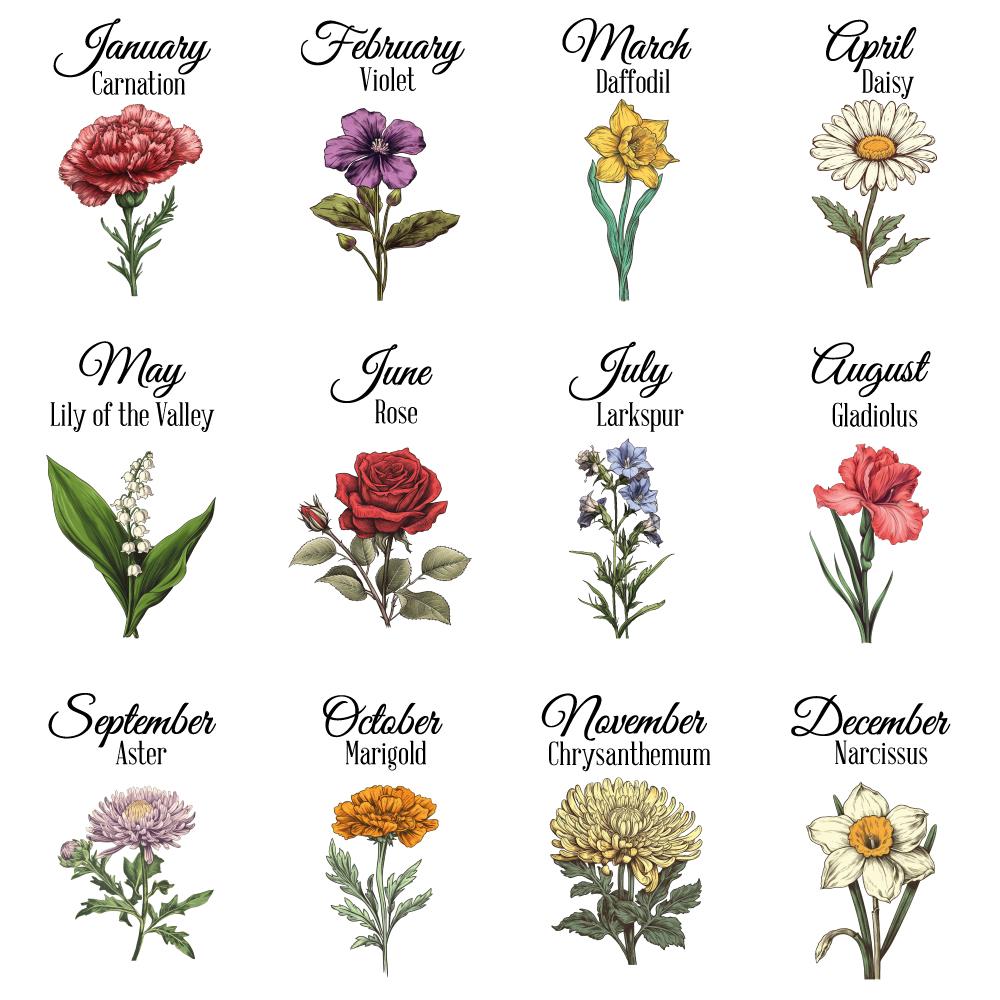 Custom Birth Month Sweatshirt, Birth Flower Sweater, Gift for Grandma, Personalized Mom Gift Grandma, Birth Flower Sweatshirt With Names