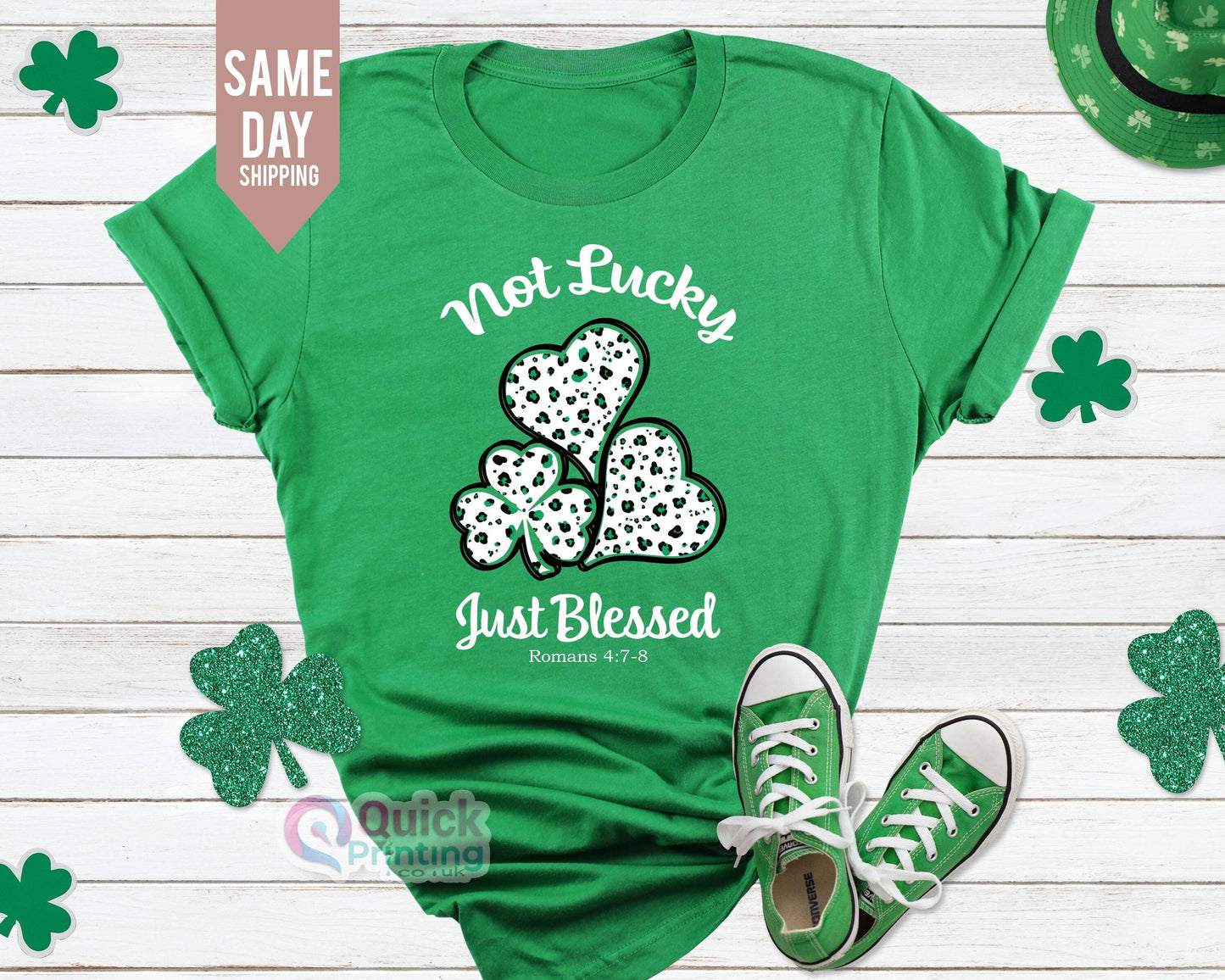 Not Lucky Simply Blessed St Patrick's Day T-Shirt