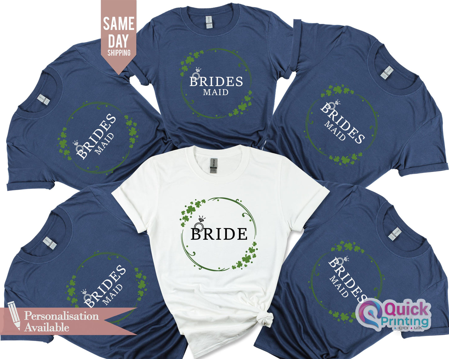 St Patrick's Day Hen Party Shirt: Irish Bride Bridesmaid Tee