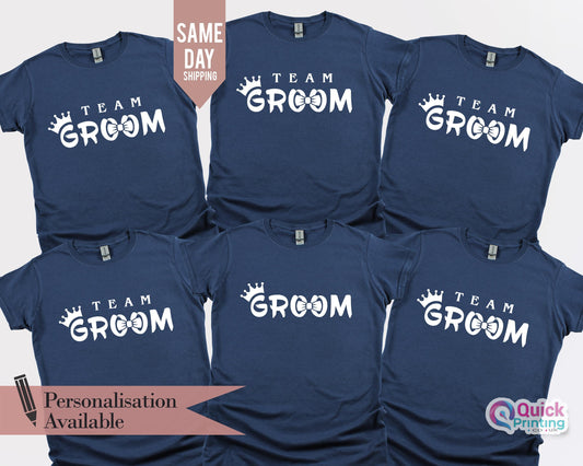 Team Groom Shirt: Matching Bachelor Party T-Shirt