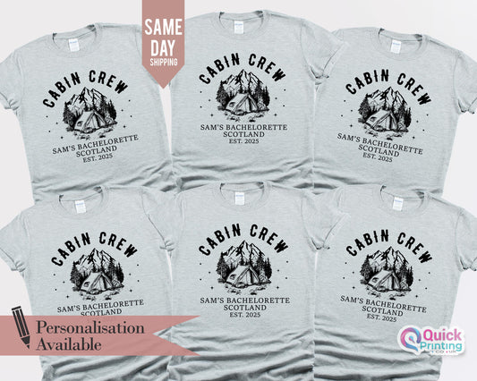 Vintage Camp Bachelorette Party T-Shirt: Lake Themed Girls Trip