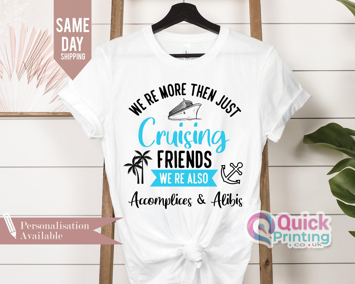 Cruise Friends Shirt: Personalized Vacation Tee