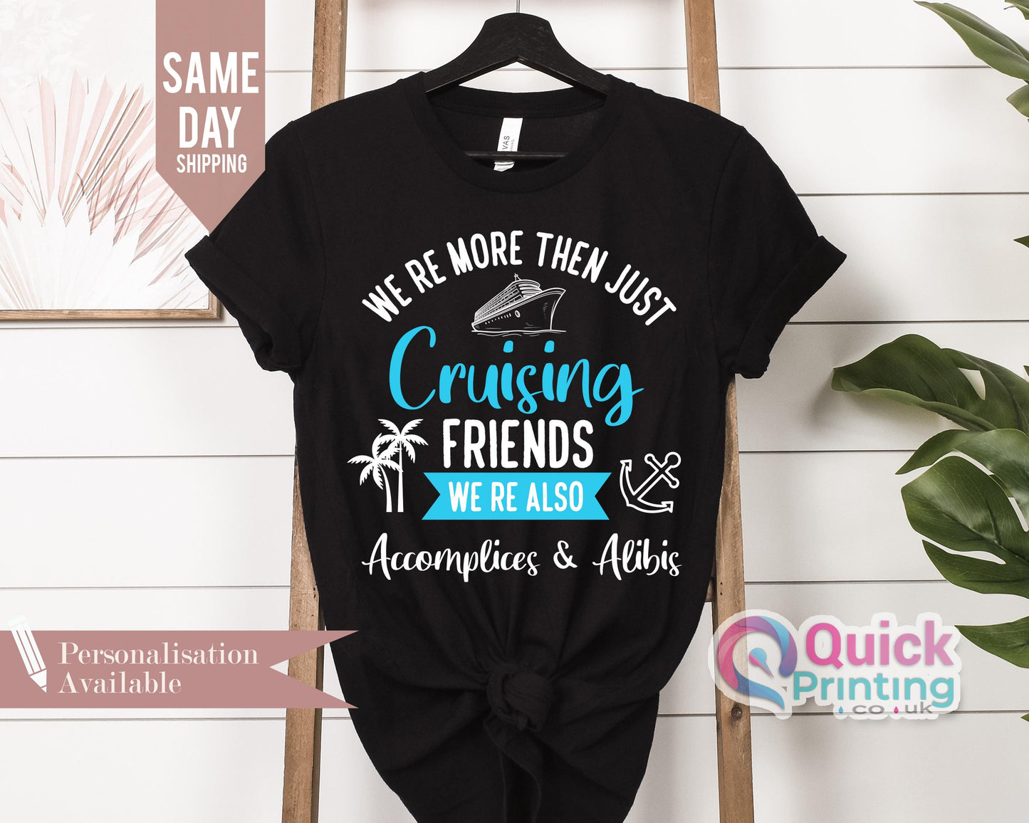 Cruise Friends Shirt: Personalized Vacation Tee
