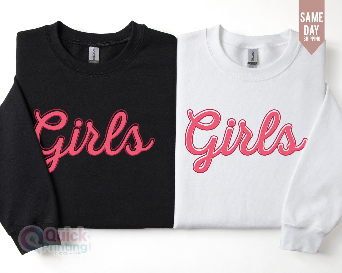 Girls Shirt: Matching Friends Inspired Cotton Blend Sweatshirt