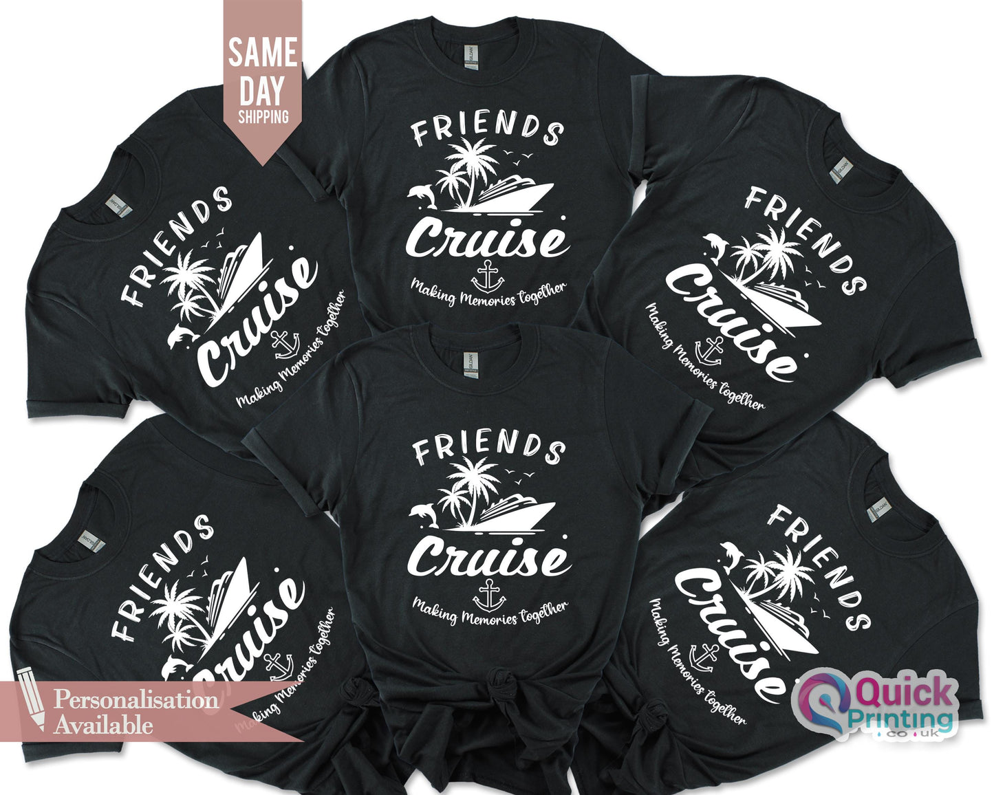 Friends Cruise 2026 T-Shirt: Matching Family Vacation Shirt