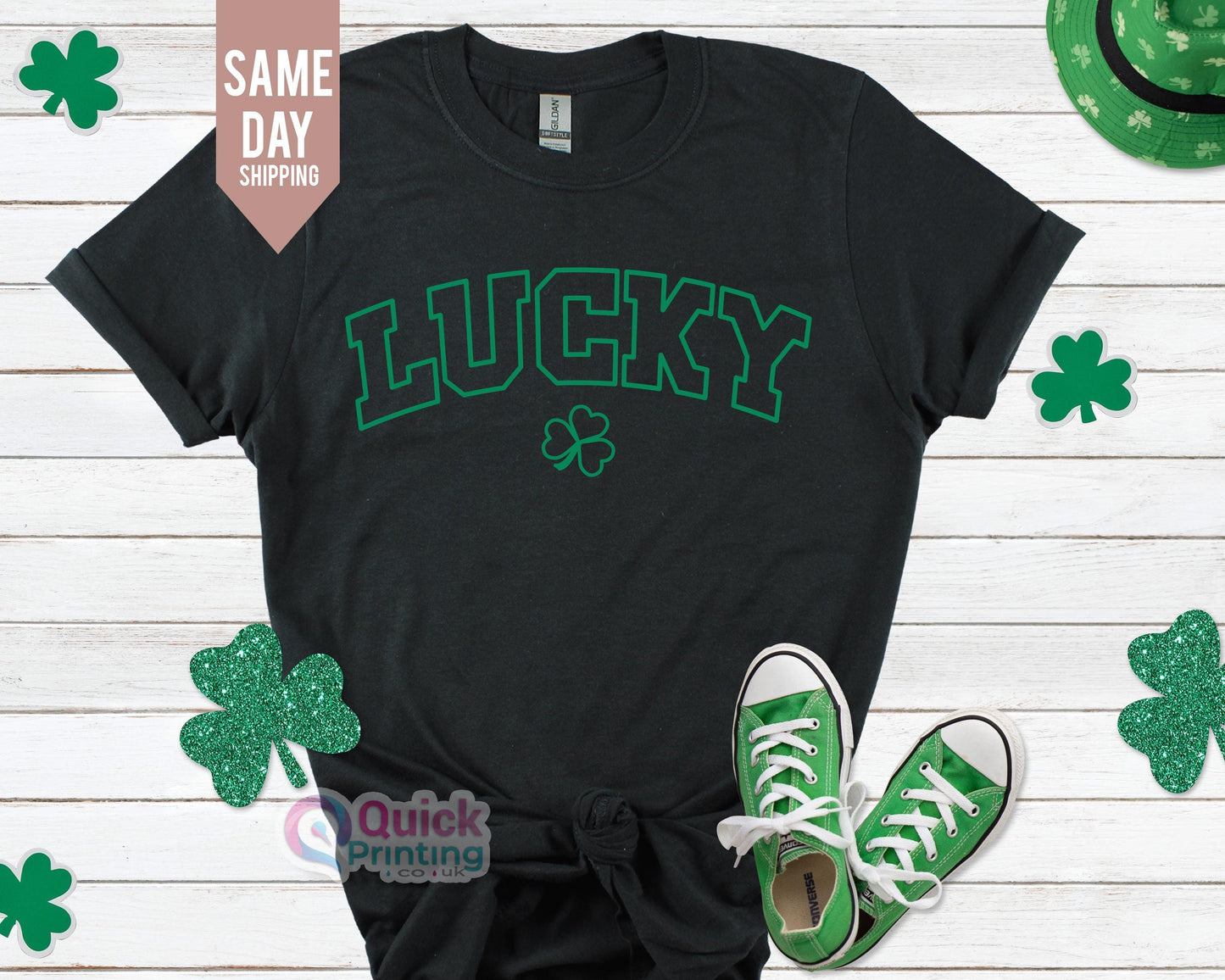 Lucky Shamrock Shirt: St Patrick's Day Cotton Tee