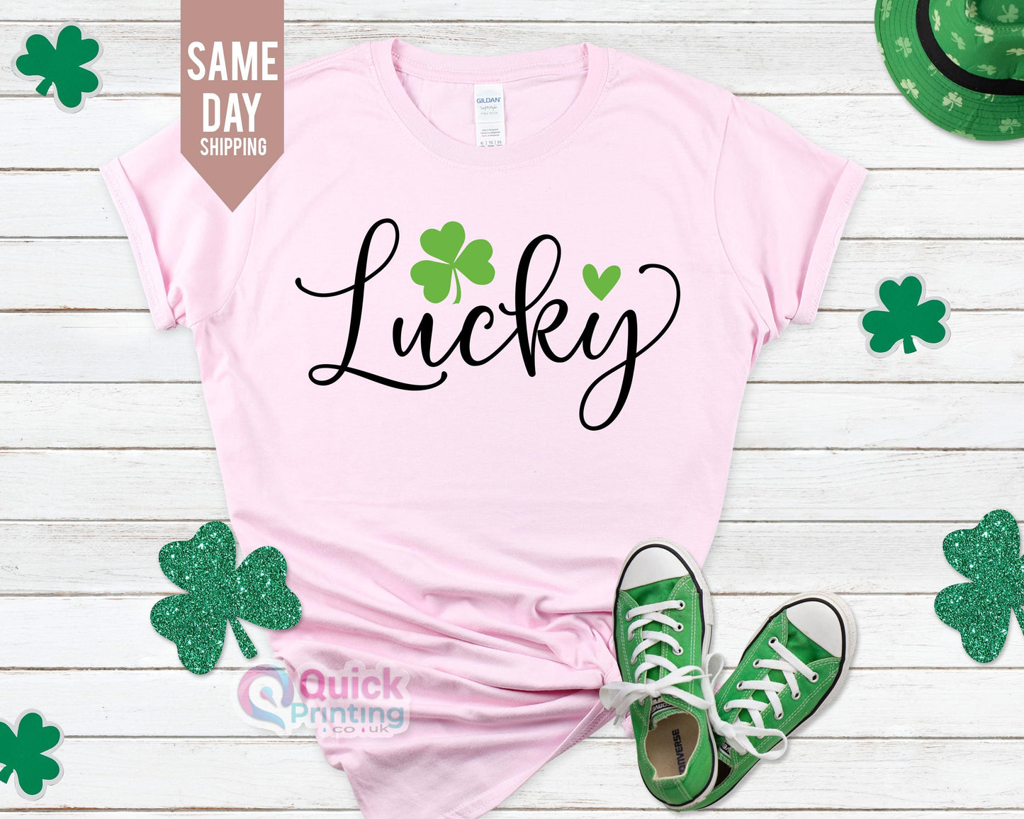 Lucky Shamrock Shirt: St Patrick's Day Irish T-Shirt