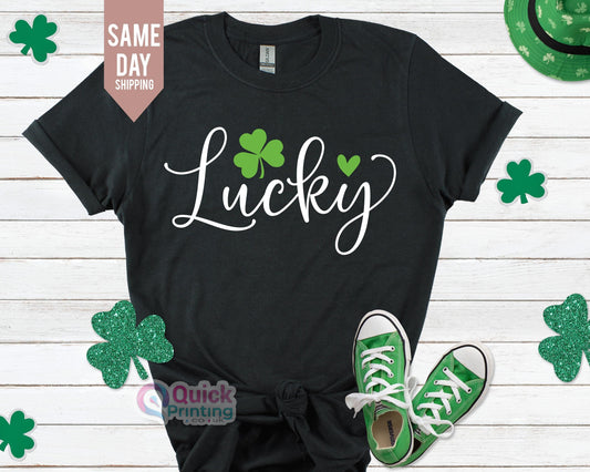 Lucky Shamrock Shirt: St Patrick's Day Irish T-Shirt