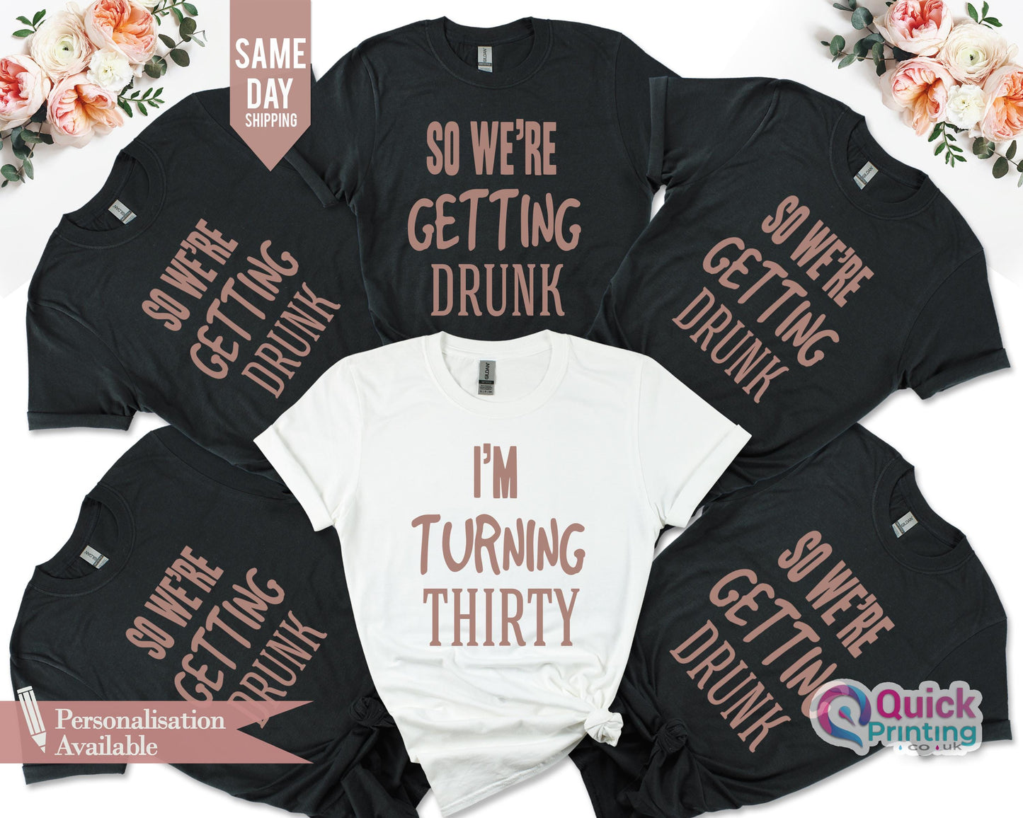Personalized Birthday T-Shirt: Funny 40th Birthday Party Shirt