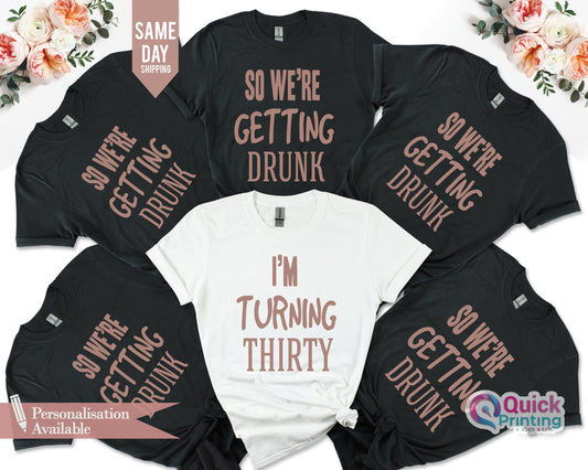 Personalized Birthday T-Shirt: Funny 40th Birthday Party Shirt