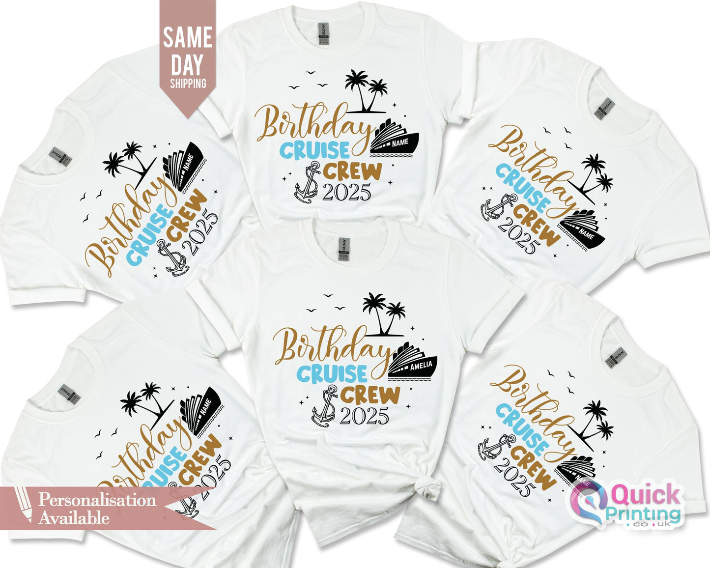 Birthday Cruise 2026 Shirt: Custom Vacation T-Shirt