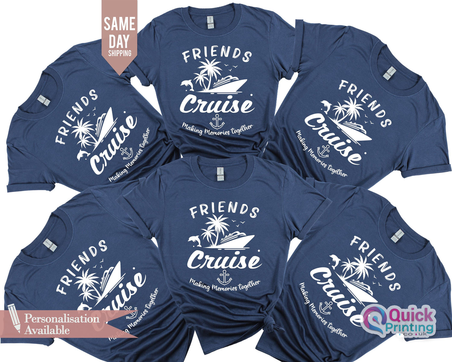 Friends Cruise 2026 T-Shirt: Matching Family Vacation Shirt