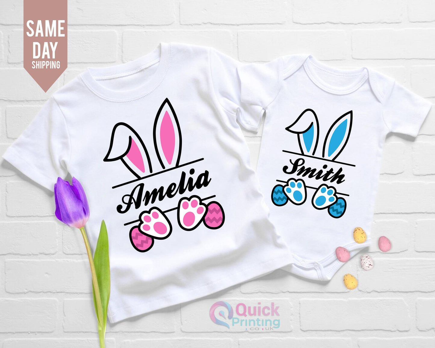 Personalized Easter Bunny Shirt: Custom Family Trip Tee