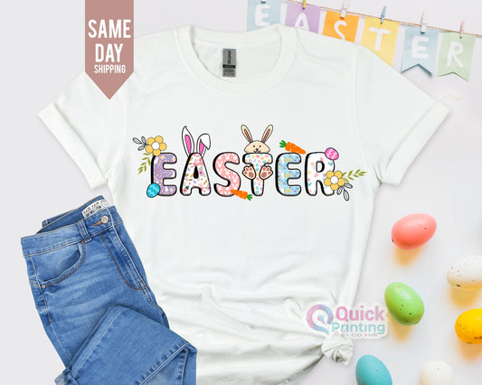 Funny Easter Shirt: Colourful Easter Tee for Women