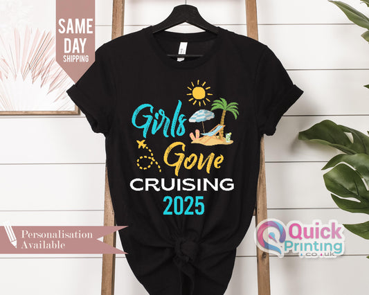 Girls Gone Cruising 2026 Shirt: BFF Cruise Trip T-Shirt