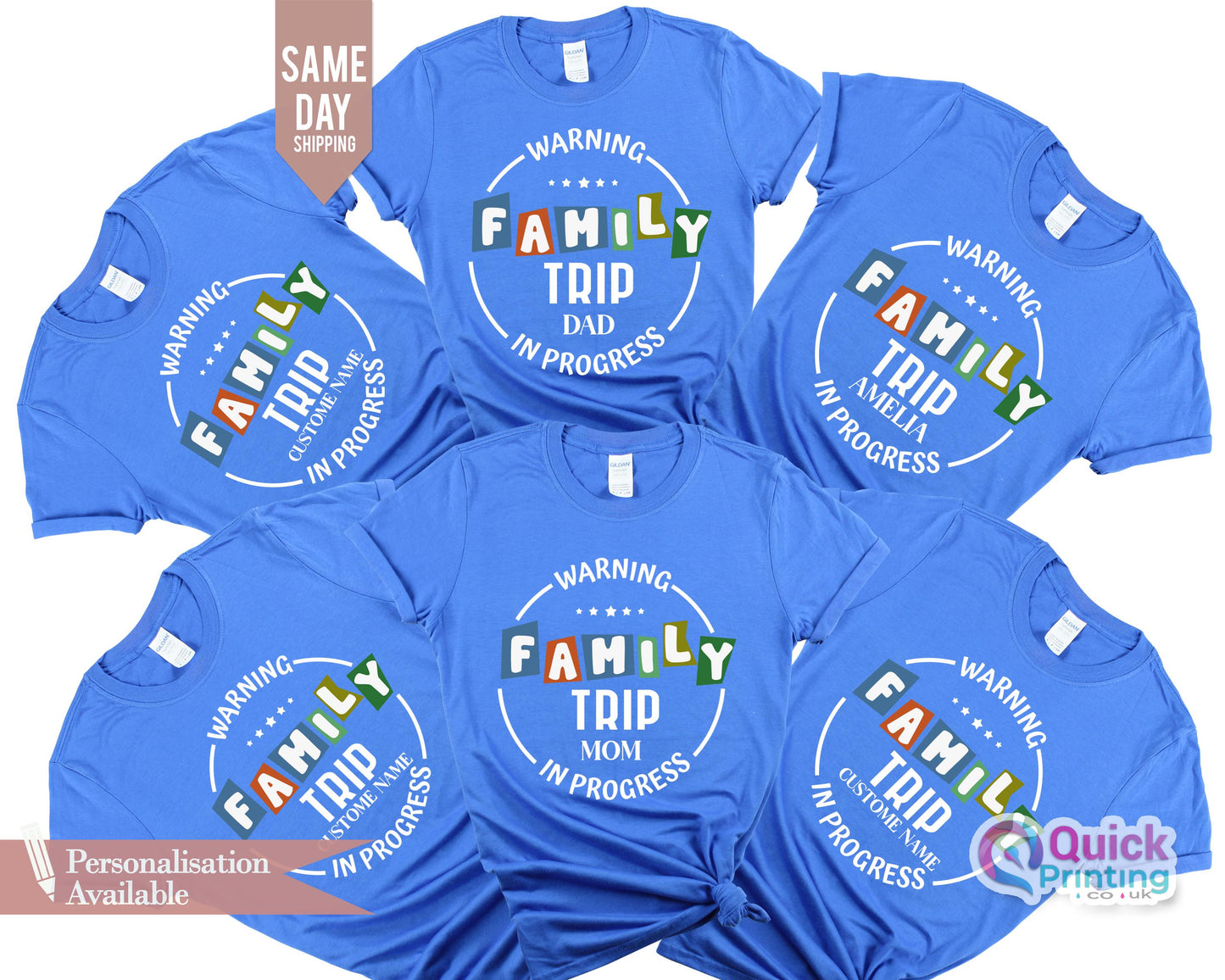 Warning Family Trip In Progress Shirt, Custom Family Trip 2026 Shirt, Summer Trip, Summer Vacation Shirt, Family Trip Tee, Travel Family Tee