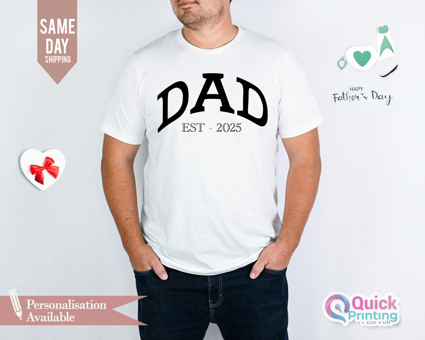 Personalized Dad Est. 2026 Shirt: Pregnancy Announcement Gift