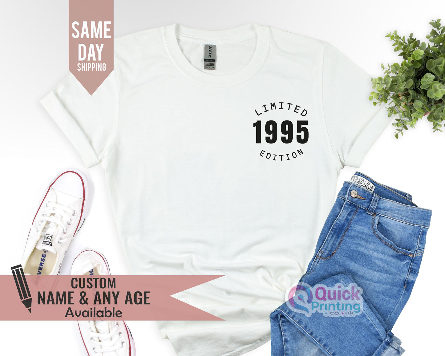 30th Birthday T-Shirt: Limited Edition 1995, Gift for Him/Her
