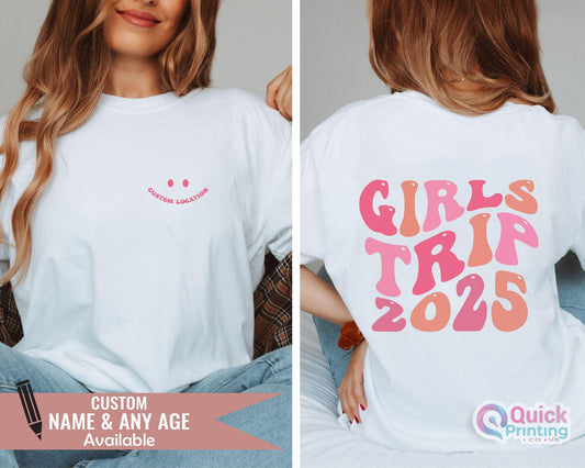 Girls Trip 2025 T-Shirt: Vacca Mode, Girls Weekend Shirt
