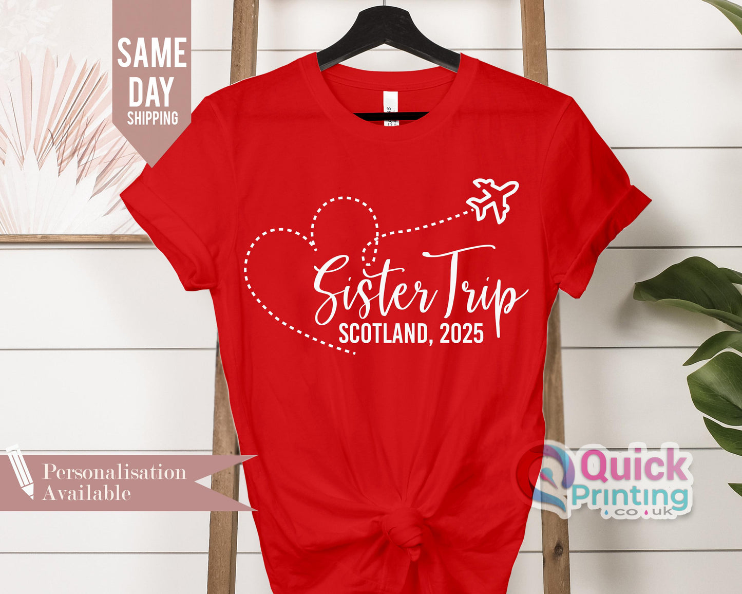 Sisters Trip 2026 T-Shirt: Custom Girls Vacation Shirt