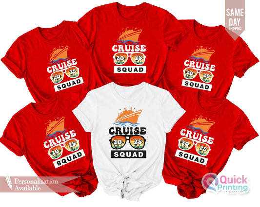 Cruise Squad 2026 T-Shirt: Family Matching Cruise Trip Tee