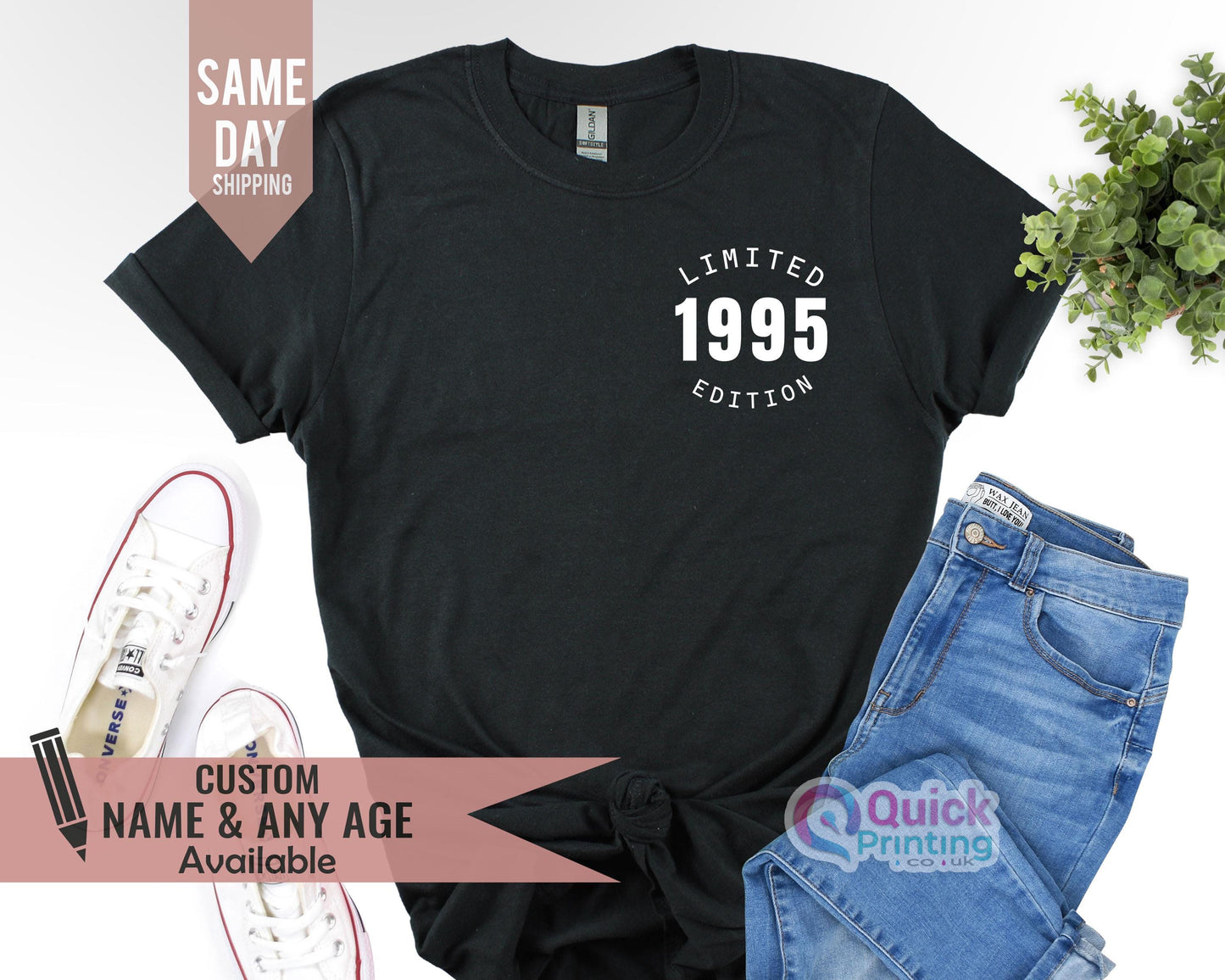30th Birthday T-Shirt: Limited Edition 1995, Gift for Him/Her