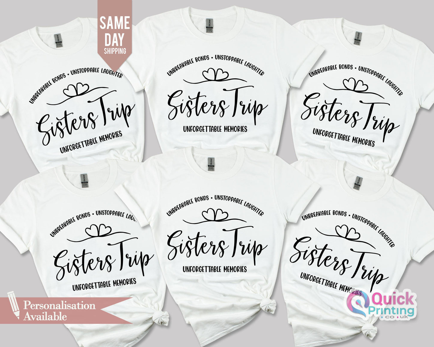 Sisters Trip Shirt: Matching Road Trip Vacation Tee