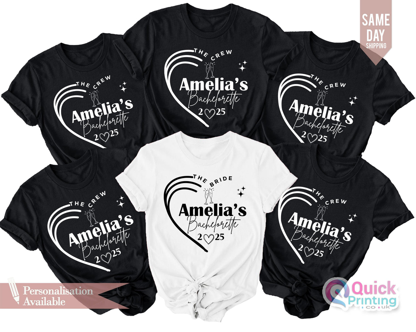 Bachelorette Party Shirts, Bride Gift Team Bride Shirt, Hen Party Wedding Party Tshirt, Personalised Hen Party T Shirts, Bridal Party Shirts