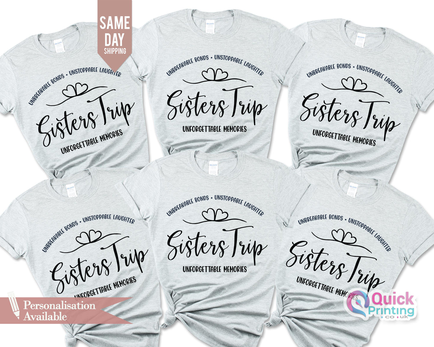 Sisters Trip Shirt: Matching Road Trip Vacation Tee