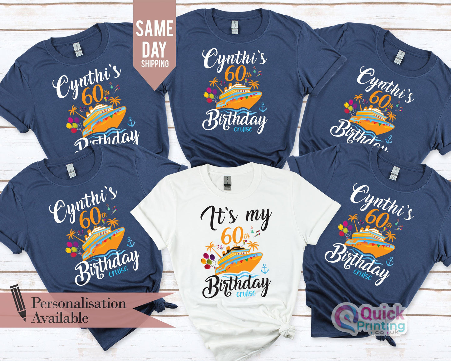 Custom Cruise Squad 2025 T-Shirt: Matching Family Vacation Shirts