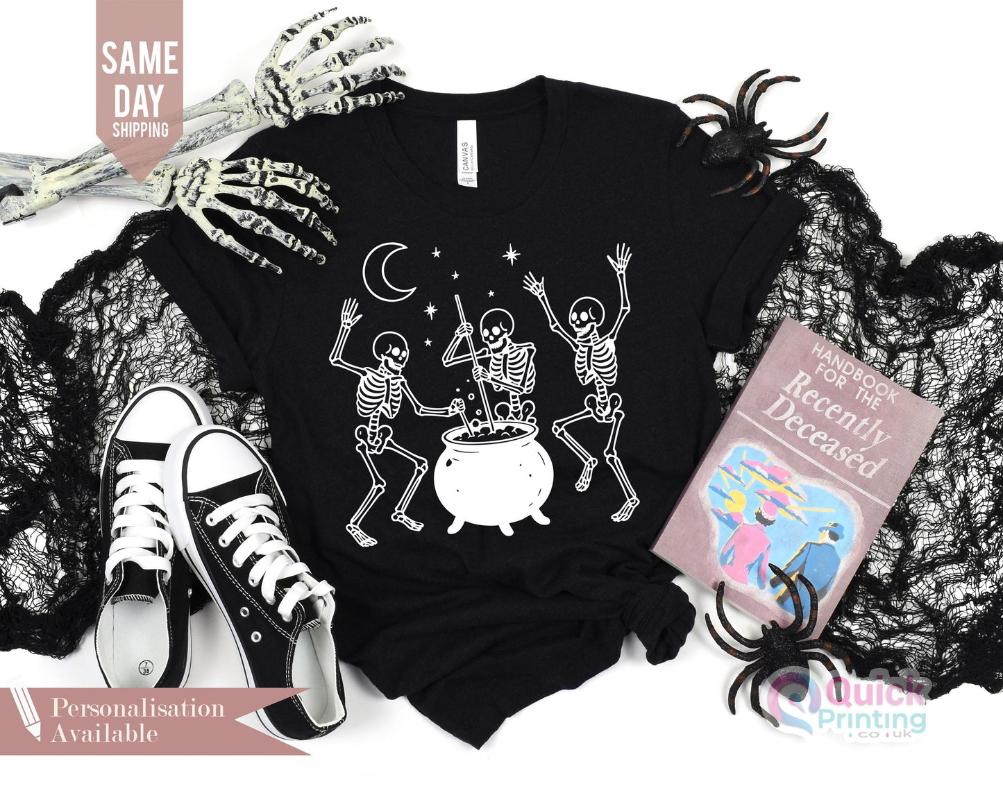 90s Style Dancing Skeleton Shirt: Funny Halloween Tee