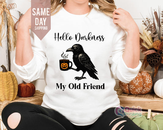 Spooky Coffee Lover Sweatshirt: Halloween Boo Jumper