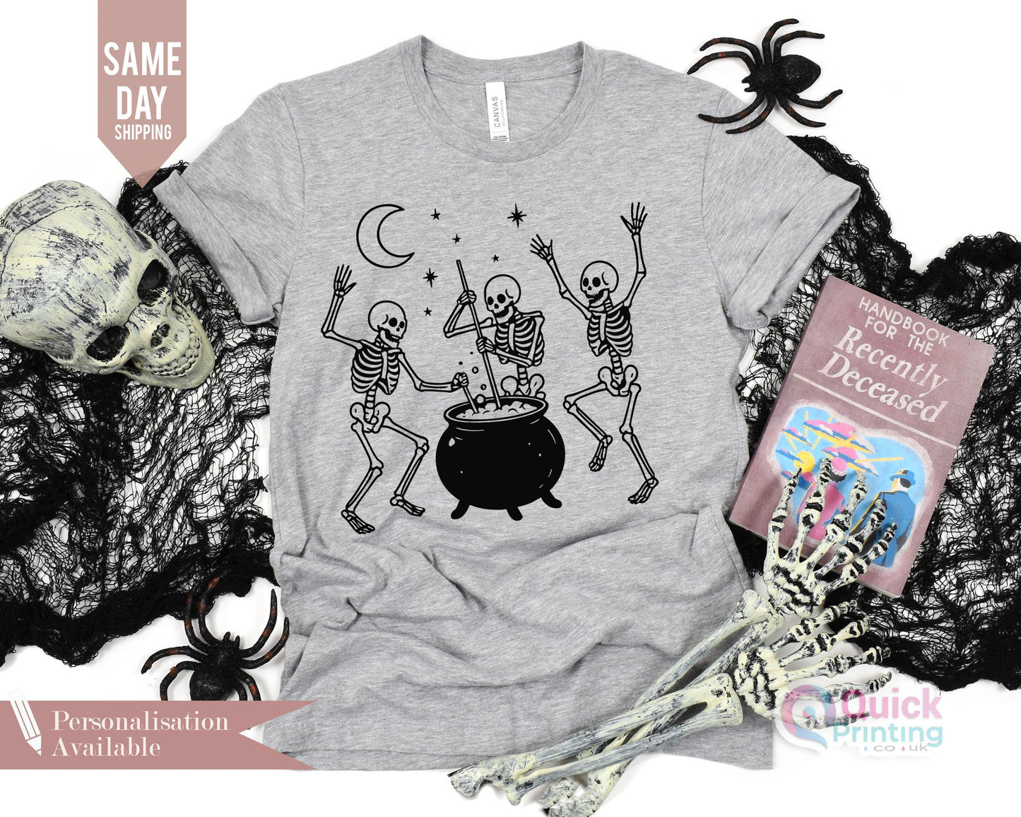 90s Style Dancing Skeleton Shirt: Funny Halloween Tee