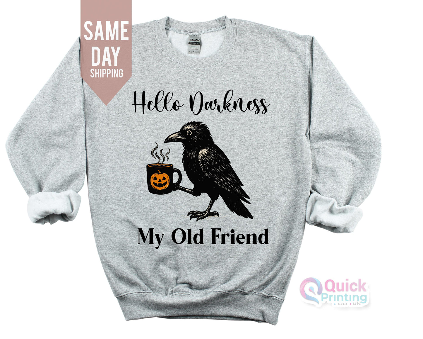 Spooky Coffee Lover Sweatshirt: Halloween Boo Jumper