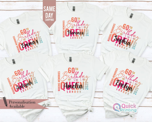 Custom Birthday Queen Shirt: Est Year, Gildan Cotton Tee